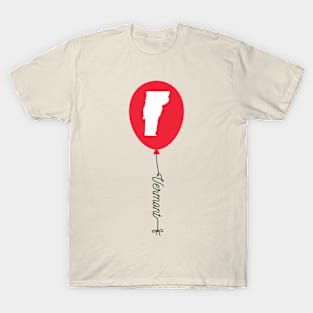 Vermont State Balloon T-Shirt